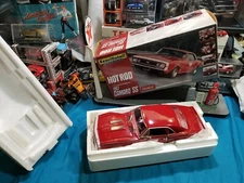 1/18 LANE EXACT DETAIL 1967 CAMARO SS HOT ROD TEST CAR RED BEAUTIFUL NICE CAR 🚗