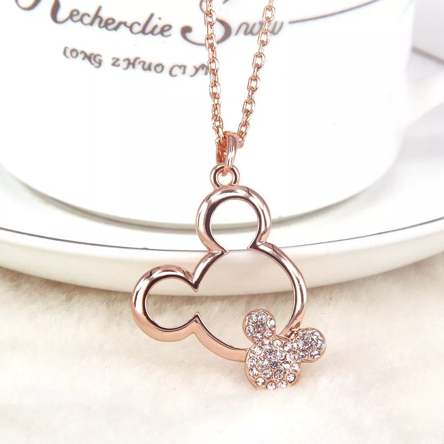 Mickey mouse ears best sale necklace