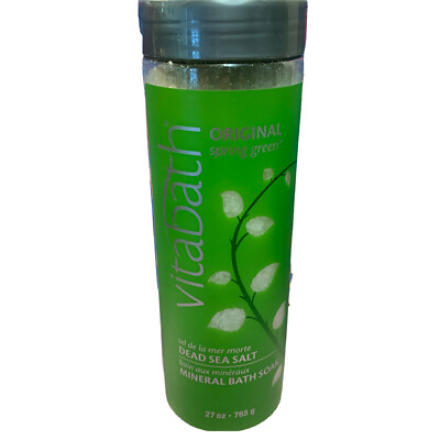 Vitabath Original Spring Green  Mineral Bath Soak 27 oz/756 g