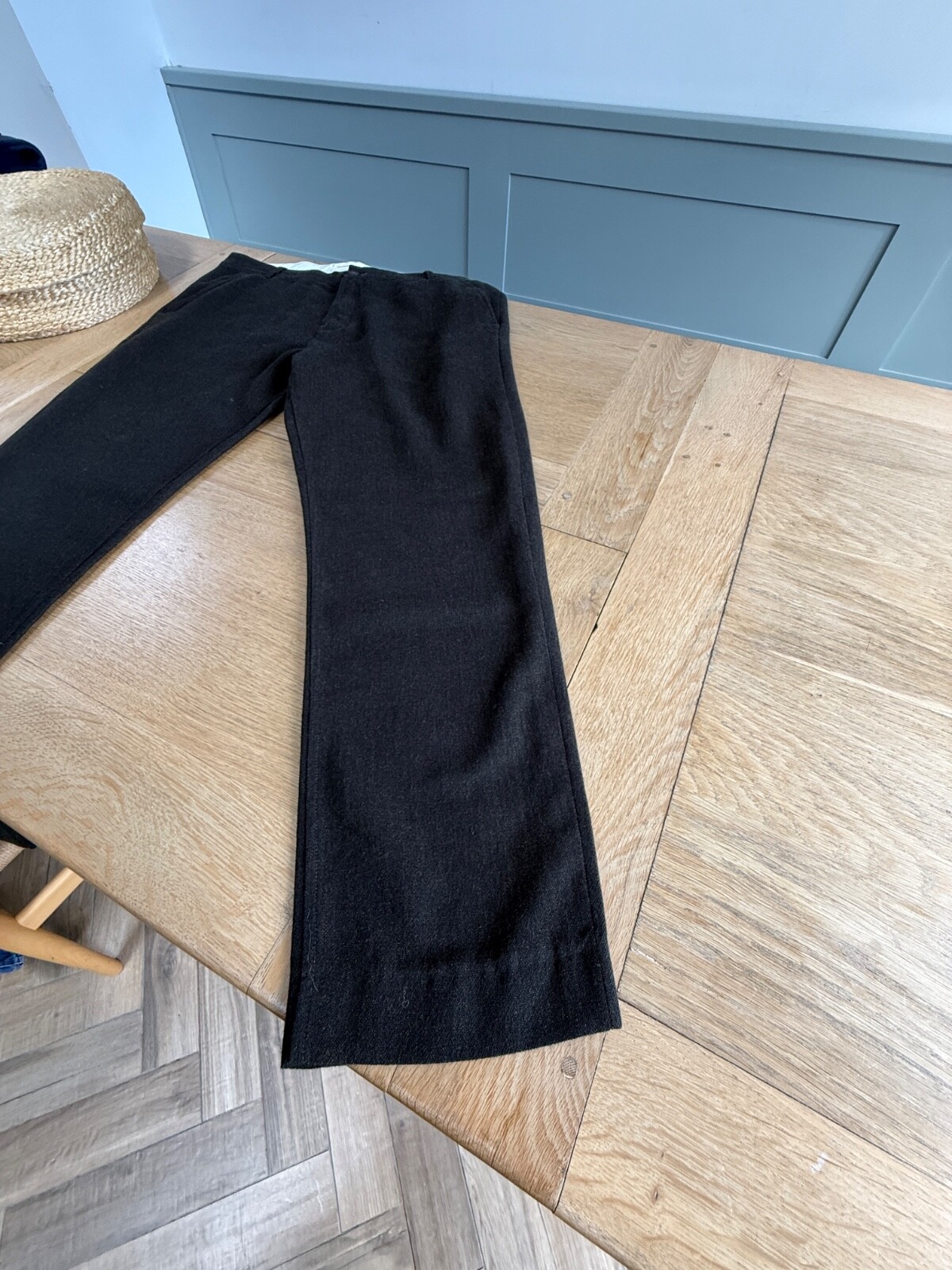 Universal Works Green Herringbone Pattern Trouser… - image 8