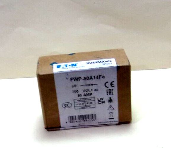 EATON BUSSMANN FWP50A14Fa FUSE 700V VOLT ac 50 AMP, NEW (10 Pcs Box ) eBay