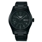 SEIKO 5 Sports SRPJ09 STEALTH Automatic Men's Watch Bracelet Black Dial