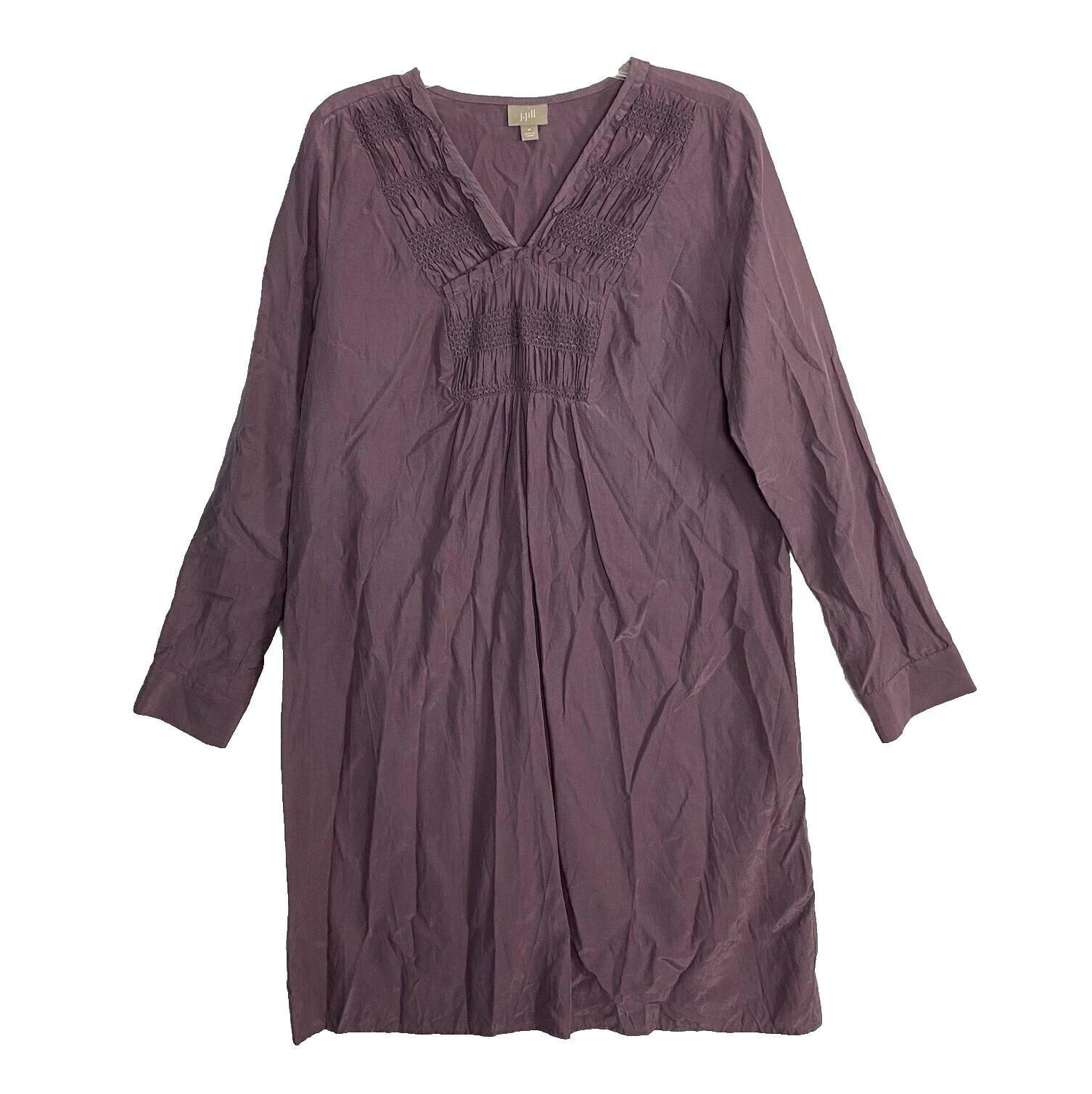 Vestidos camisa de seda J. Jill