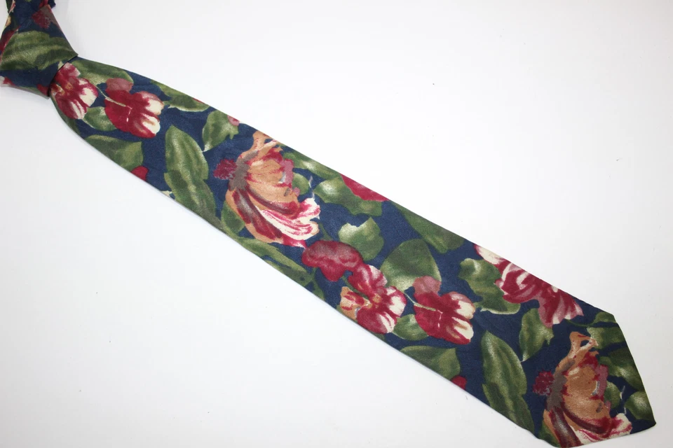 Corbata de seda Gordon Davis hecha en Italia F41027 Foto 2 de 4