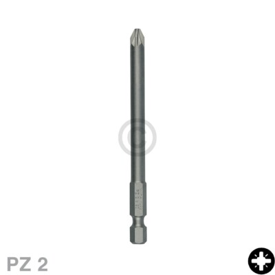 Bit Kreuzschlitz 90mm Wiha 01812 Pozidriv-Bit 7042 Z Größe PZ 2