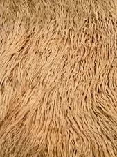 Faux Fur Long Pile Curly Fabric ALPACA / 60" Wide / Sold by the Yard