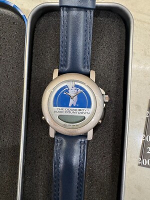 The Pillsbury Doughboy 2000 Countdown Watch New In Tin Box 