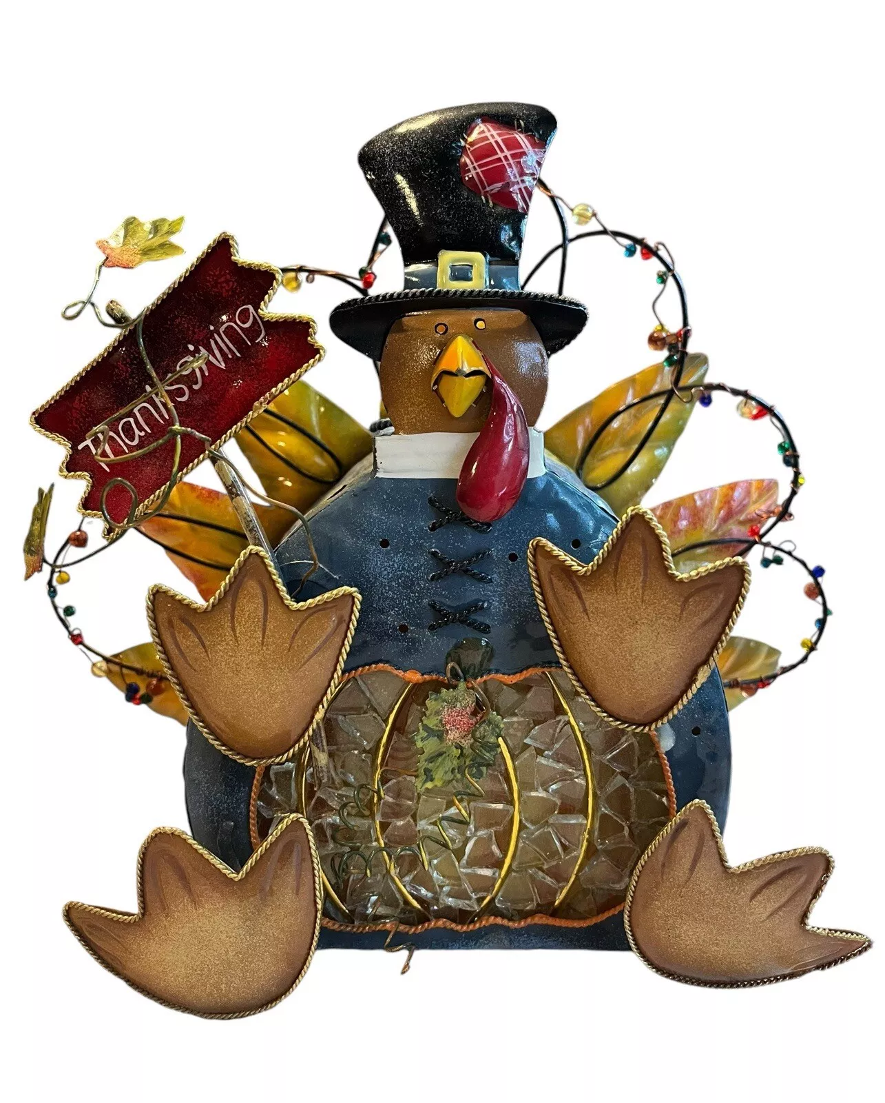 Thanksgiving Votive Holder Turkey Candle Holder Thanksgiving Candle Holder 