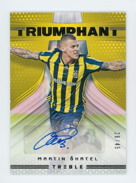 2018-19 Martin Skrtel Panini Treble Triumphant Autographed Card 26/45
