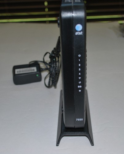 AT&T NETGEAR 7550 ADL2+ MODEM ROUTER - WORKS | eBay