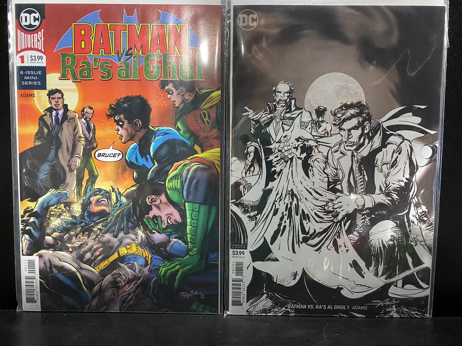 Batman Vs Ras Al Ghul #1a & Variant Lot . DC Comics Bagged & Boarded ...