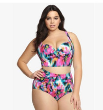 Womens Colorful Plus Size Bikini 2 Piece Swimsuit - XXL