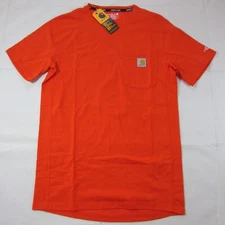 Carhartt Force Men's Short Sleeve Relaxed Fit Midweight Pocket T-Shirt Cherry To