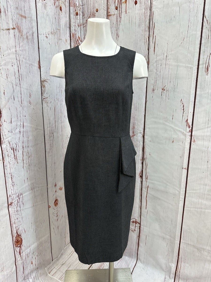 Ann Taylor Loft Gray Dress size 6 TCC