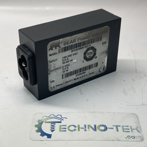 Bear Power Supply 3-pin Mini-IEC Input Connector 5V 2.0A - Picture 1 of 4