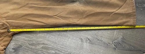 Vintage Carhartt Coveralls Insulated Mens Size 42R Regular Tan USA Carpenter image 19