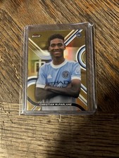 Christian McFarlane 2022 Topps Finest Numbered 12/50 Rookie Card. rookie card picture