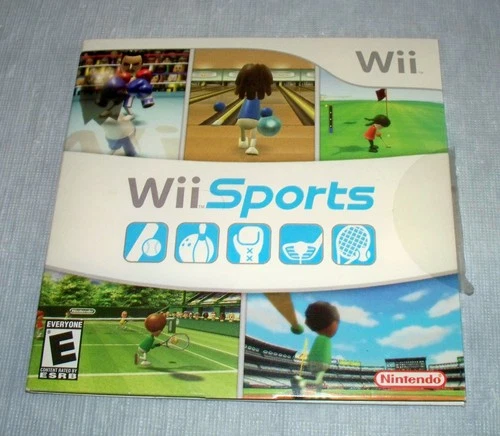 Nintendo Wii Sports Game Disc W/ Case 2006 Edition Cleaned & Tested
