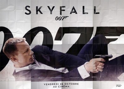SKYFALL - JAMES BOND 007 - DANIEL CRAIG - SELTENES 8 TAFELN POSTER - RIESIGE ...