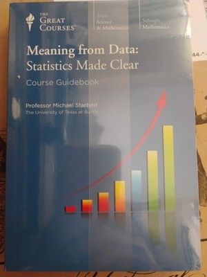 The Great Courses: Meaning from Data : Statistics Made Clear - 4 DVDs + GB NEW