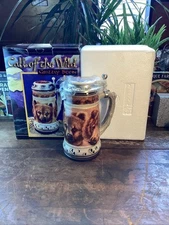 Anheuser Busch Budweiser CALL OF THE WILD SERIES Grizzly Stein Rideout Bud 1997