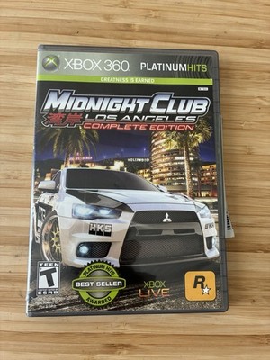 Midnight Club Los Angeles for Xbox 360, Complete W/ Manual, Tested and Working