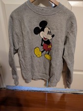 Vintage VTG Mickey Mouse Sweatshirt Large Youth Small Adult