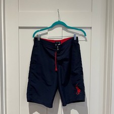 Polo Ralph Lauren Big Pony Boys L 14-16 Polyester Swim Trunks Board Shorts