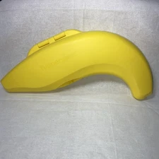 Tupperware #6167A&6168A Forget Me Not Banana Hinged Fruit Keeper Yellow 10" 