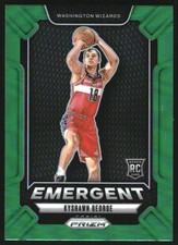 2024-25 Panini Prizm Emergent Prizms Green #3 Kyshawn George - BSK