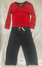Carter's 24 Months 2pc Outfit Set Animal Print Long Sleeve Bodysuit Pants