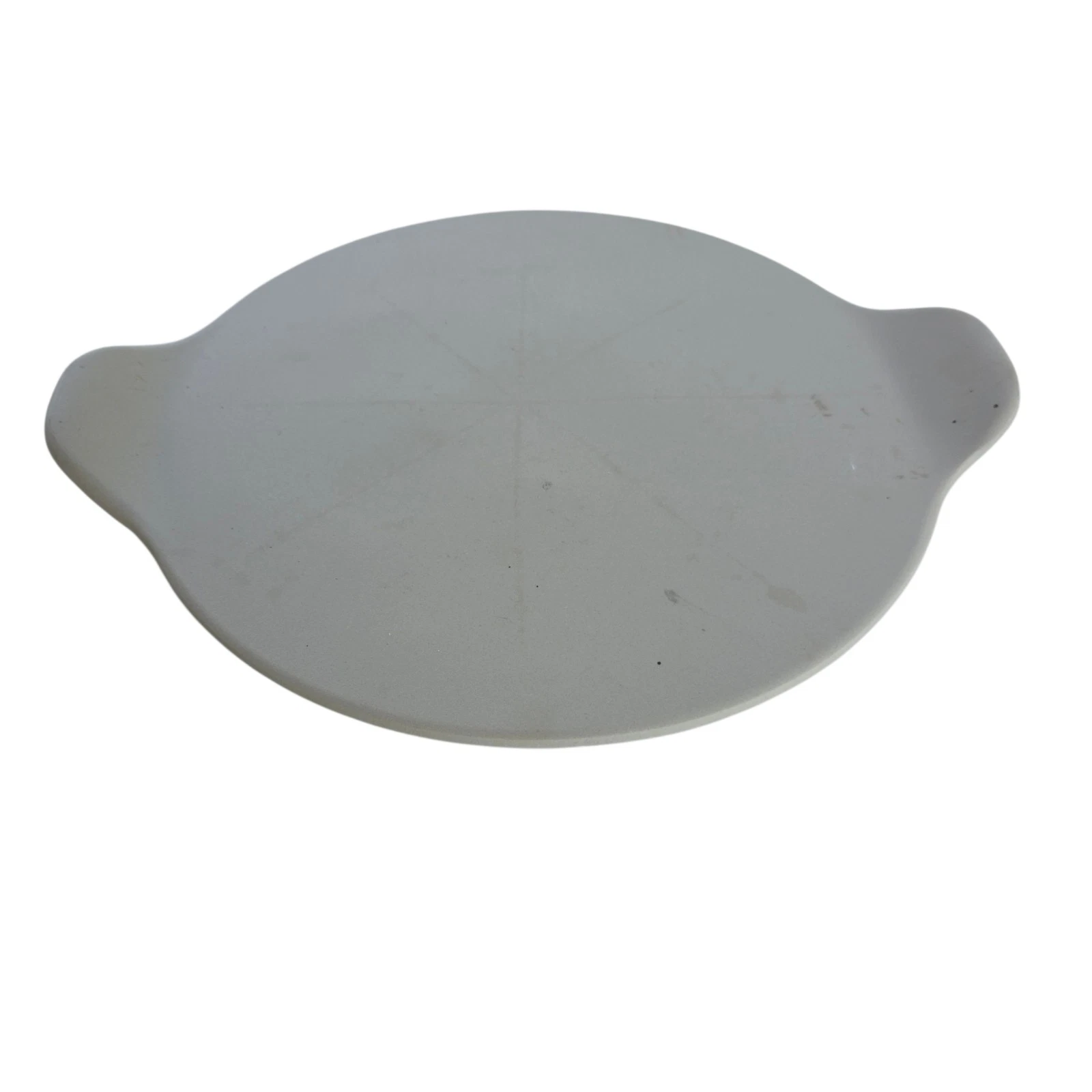 Pampered Chef Family Heritage Stoneware 15 in. Round Pizza Stone W/ Handles 1193