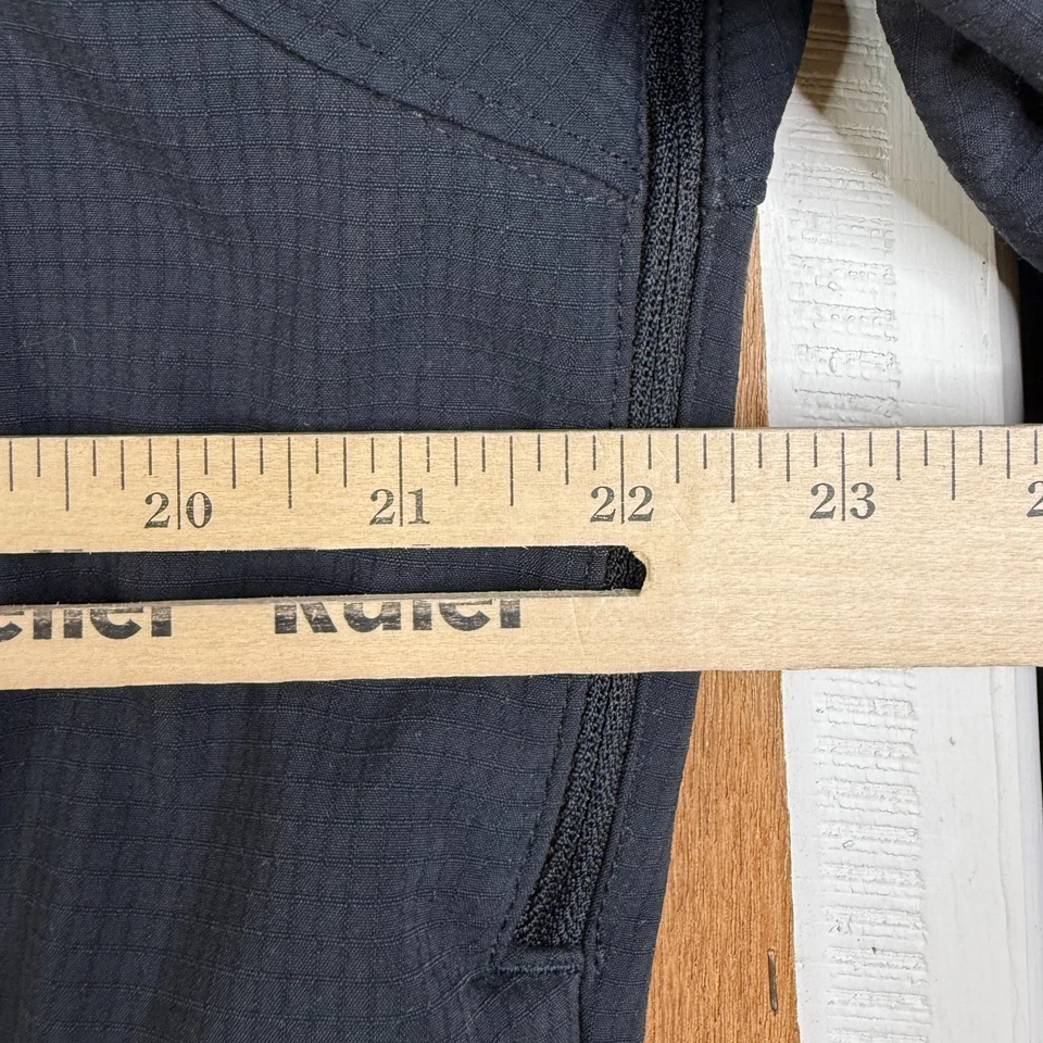 Marmot Jacket Mens Large Black Gore Windstopper Windbreaker Full Zip Lined Logo - Image 3 of 4