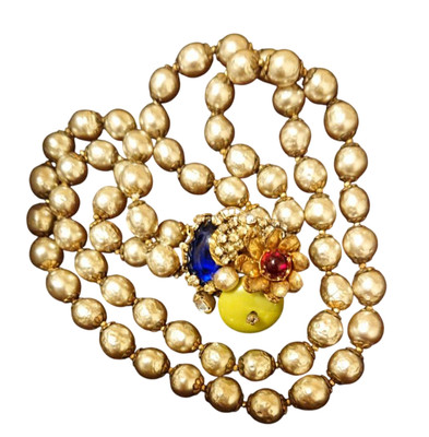 Miriam Haskell 1940 ~ 1950 Barock Perlenkette Farbe Champagner Made in USA