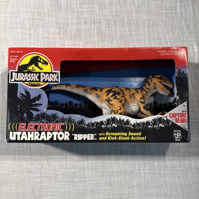 Vintage 1994 Kenner Jurassic Park Electronic Utahraptor