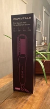 Wavytalk Pro Steam Hair Straightener Brush, Steamline Pro 3 in 1 Straightening