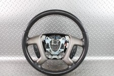 07-14 Gm Truck Black Leather Driver Column Steering Wheel W Controls Oe Factory 07-14 Gm Truck Black Leather Driver Column Steering Wheel W Controls Oe Factory