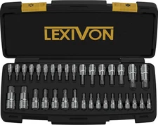 ✅ LEXIVON Master TORX Bit Socket Set, Premium S2 Alloy Steel | Complete 34-Piece