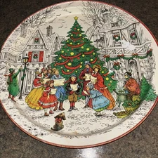 Vintage Creative Concepts Holiday Christmas Aluminum Metal Cookie Tray Set of 2