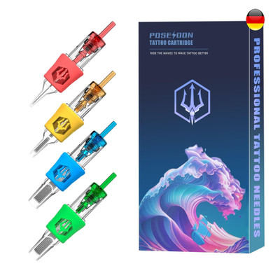 POSEIDON Tattoo Nadeln 1003RL 20 Stk Membran Sicherheitskart