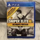Sniper Elite III Ultimate Edition (Sony PlayStation 4, PS4 2015) Complete CIB