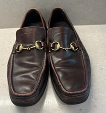 Gucci Men  s Driving Loafers 12 Brown Used
