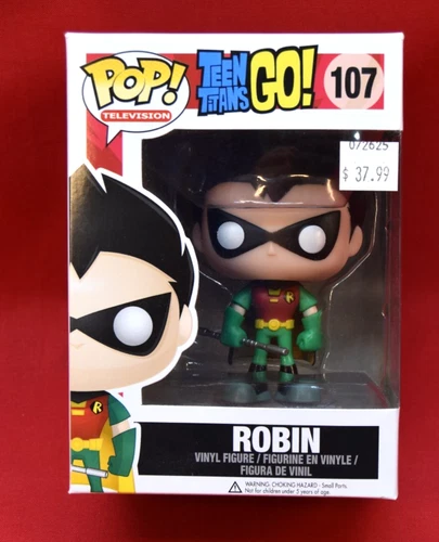 Funko Pop Teen Titans Go! Robin #107 Figure RARE! #2018