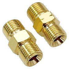 Welding Hose Extension Coupler, 9/16"-18 LH RH for Oxygen Acetylene Torch Twin