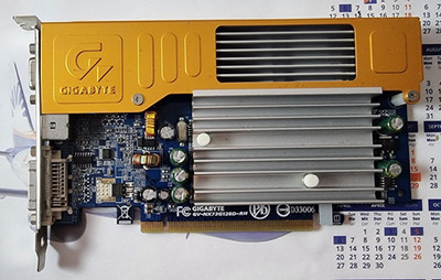 Grafikkarte Gigabyte GV-NX73G128D-RH NVIDIA GeForce 7300 GS 128MB PCI-E DVI