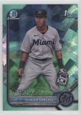 2022 Bowman Sapphire Edition Chrome Prospects Aqua 6/55 Junior Sanchez 01qn