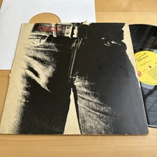 1971 Rolling Stones Sticky Fingers US 1st Pressing W/Zipper Warhol Art! Vinyl LP