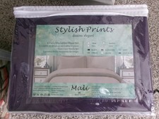 New King Size Sheet Set Solid Dark Purple 1086