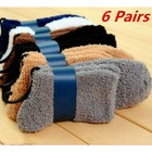 6 Pairs Cosy Bed Socks Mens Fluffy Home Sock Thick Indoor Winter Warm Soft Hot