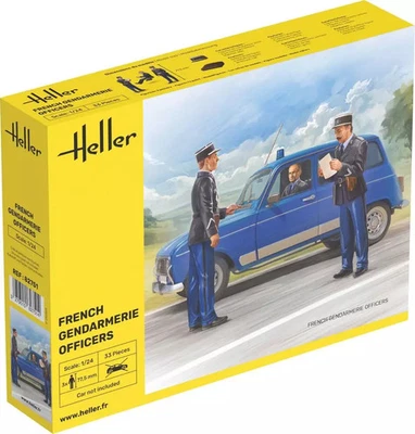 HELLER Officiers de gendarmerie - échelle 1/24 - HELLER 82751